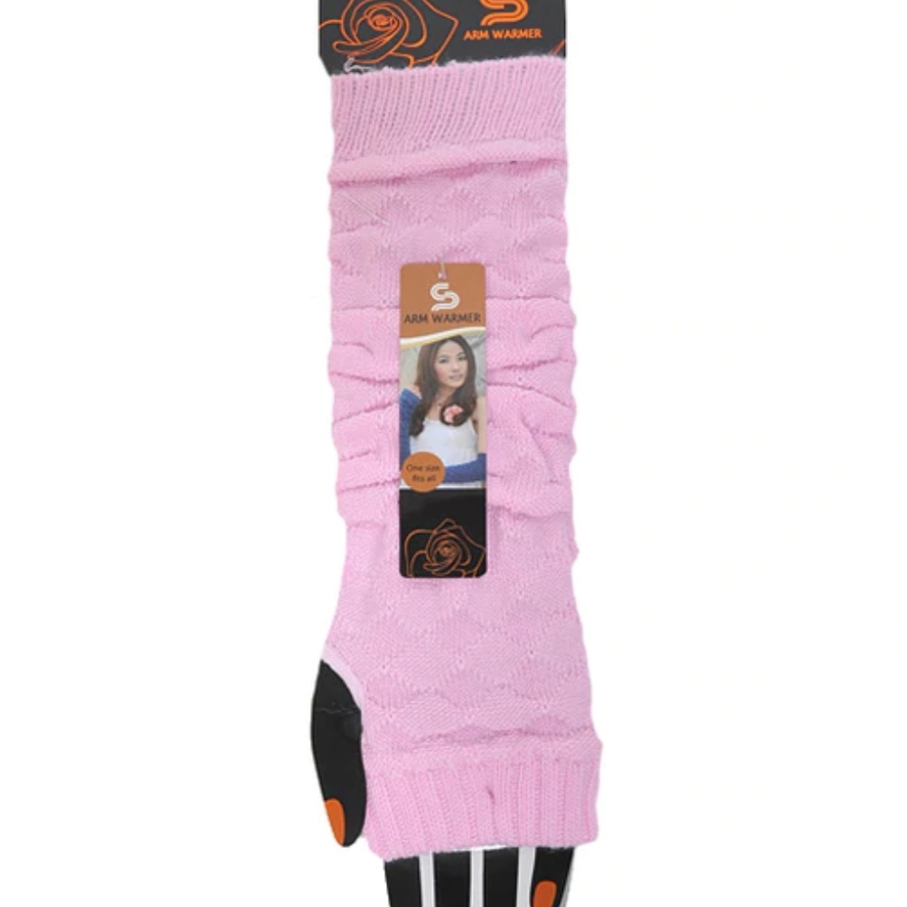 NWT Arm Warmers Pink Pair